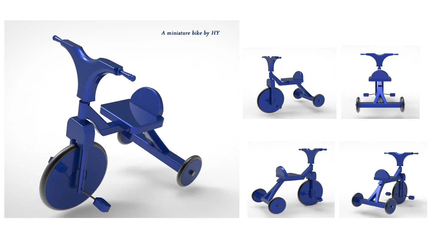 A miniature bike toy