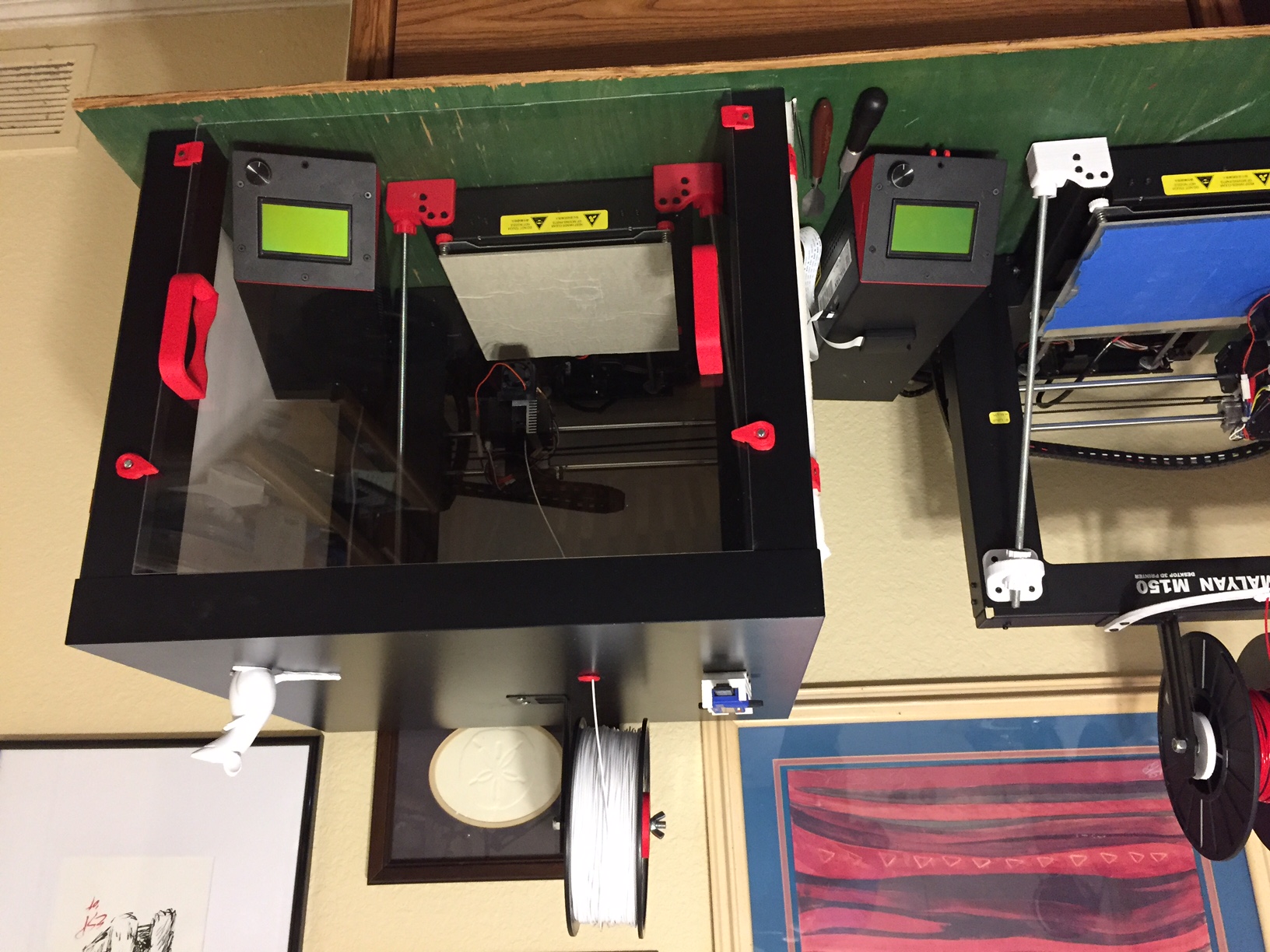 Ikea Lack Based Enclosure for Malyan M150