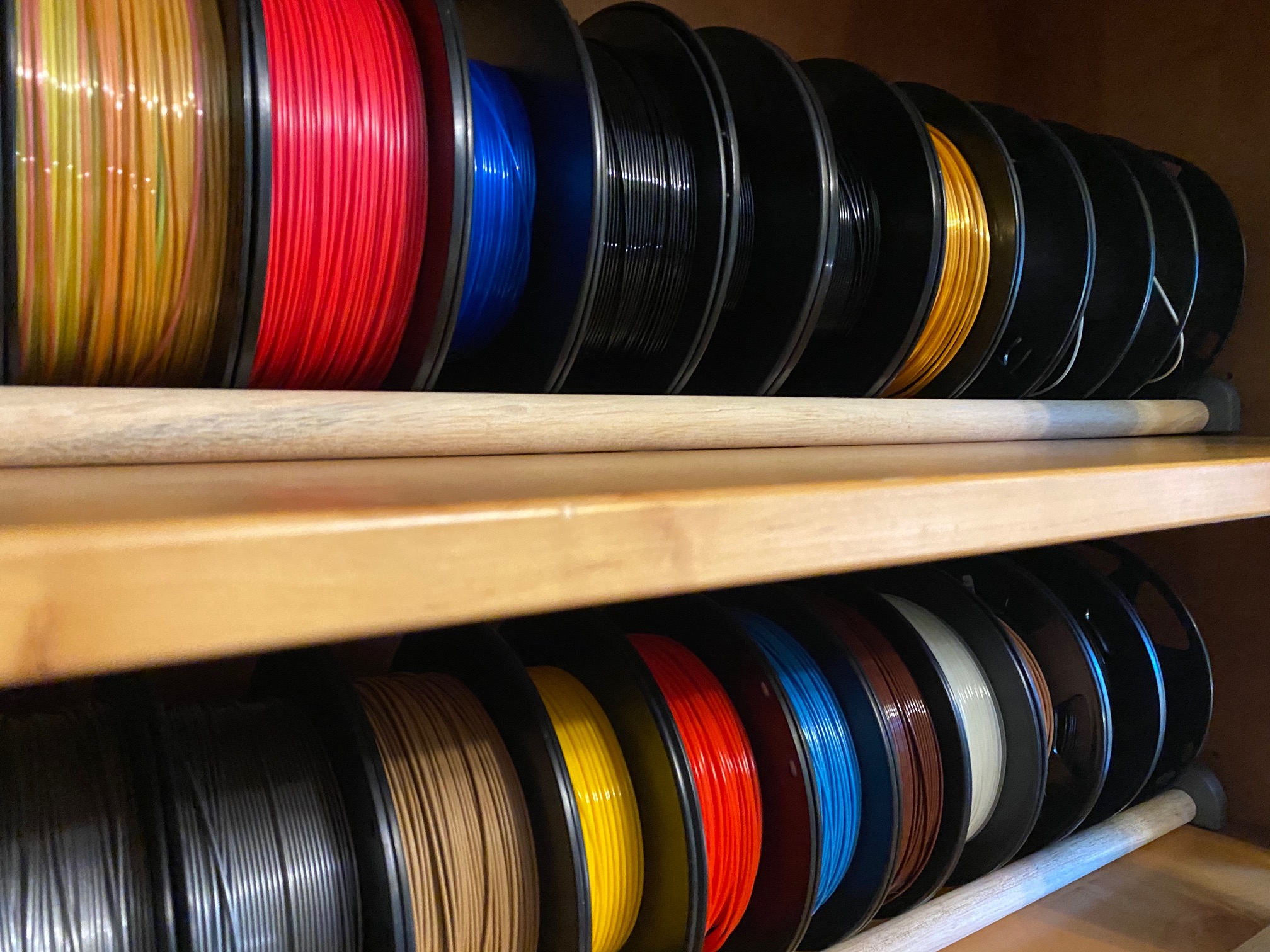 2€ Filament Spool Storrage / Spool Rack / Filament Rack / Spool Holder