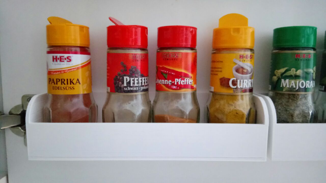 Spice Rack / Gewürzregal - 210x54x55mm