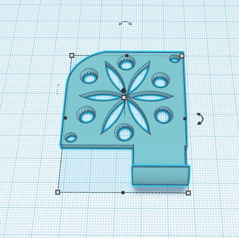 couvre fan avant extrudeur