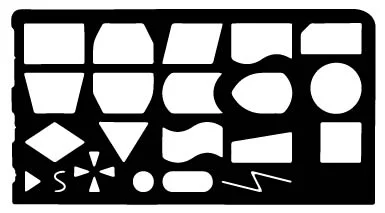 flow chart stencil