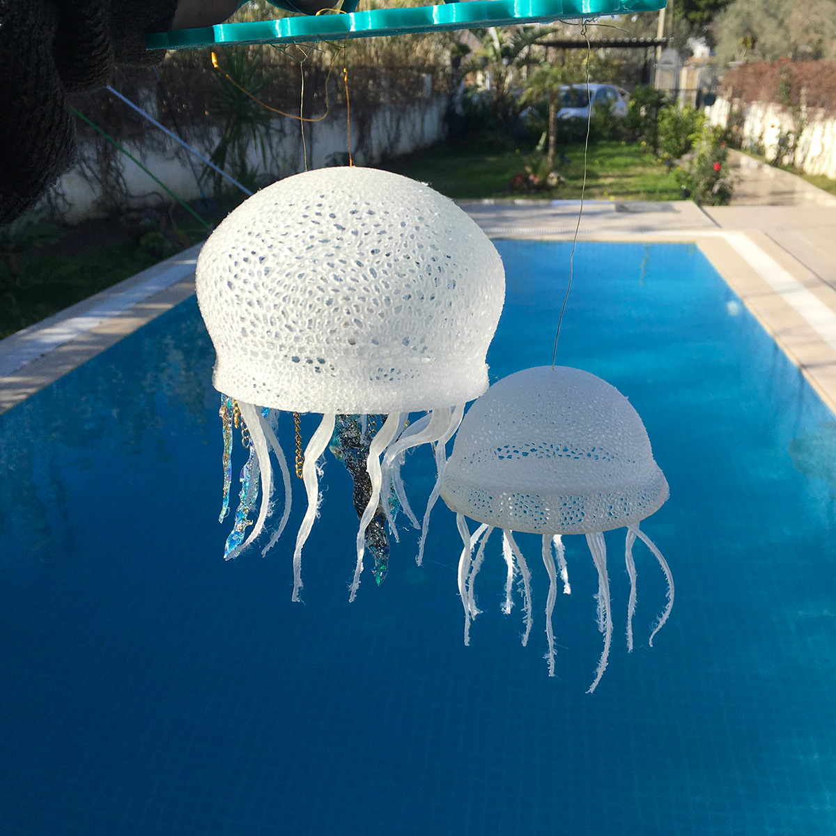 Two decorative Jellyfish