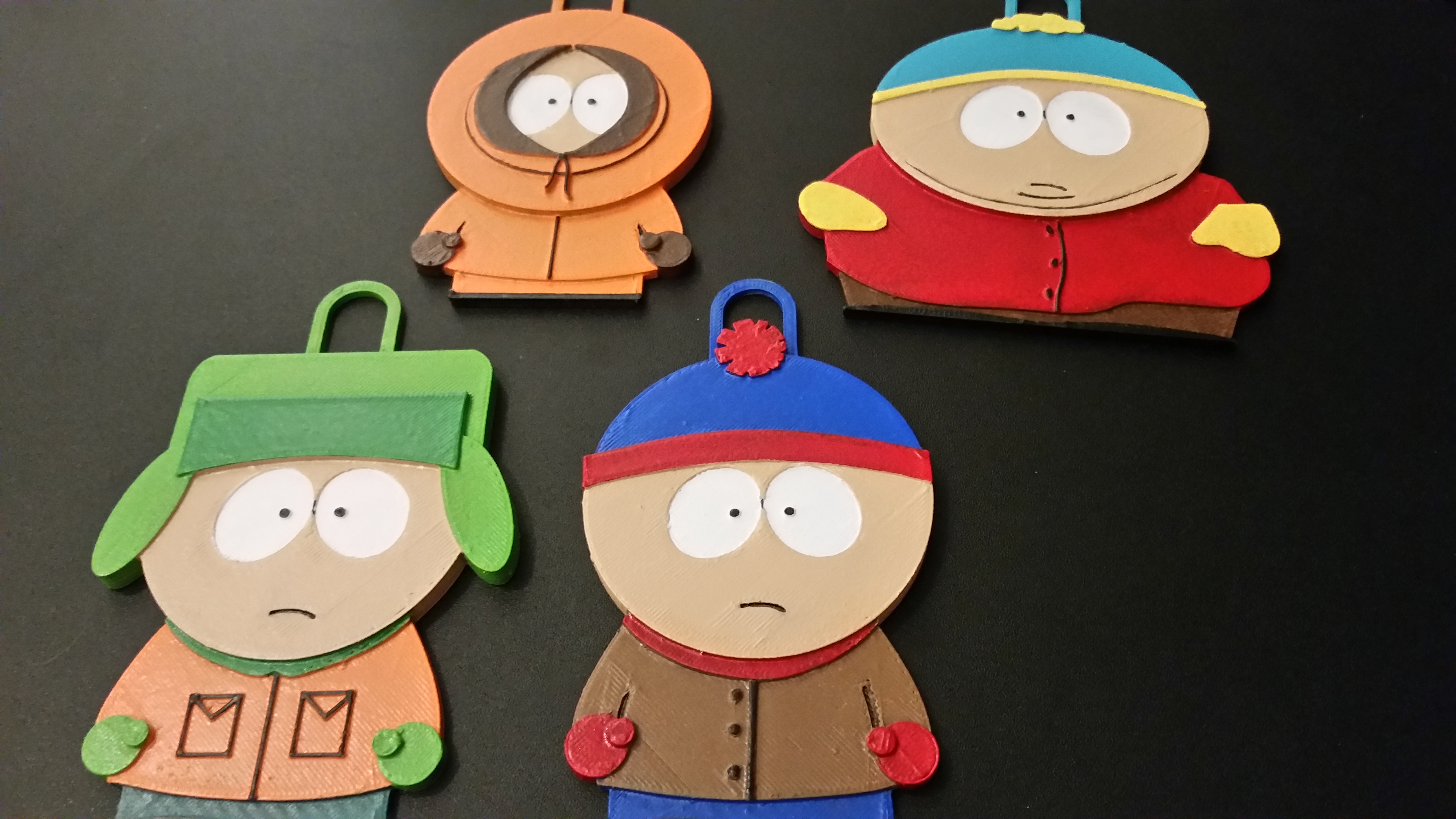 Stan, Kyle, Kenny and Cartman - South Park Characters