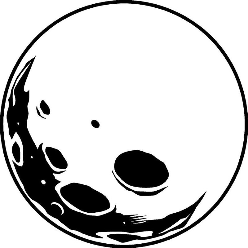 Moon wall art
