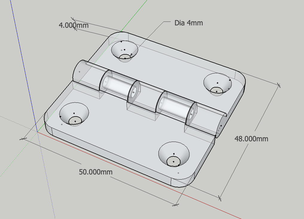 Hinge 50 x 48mm