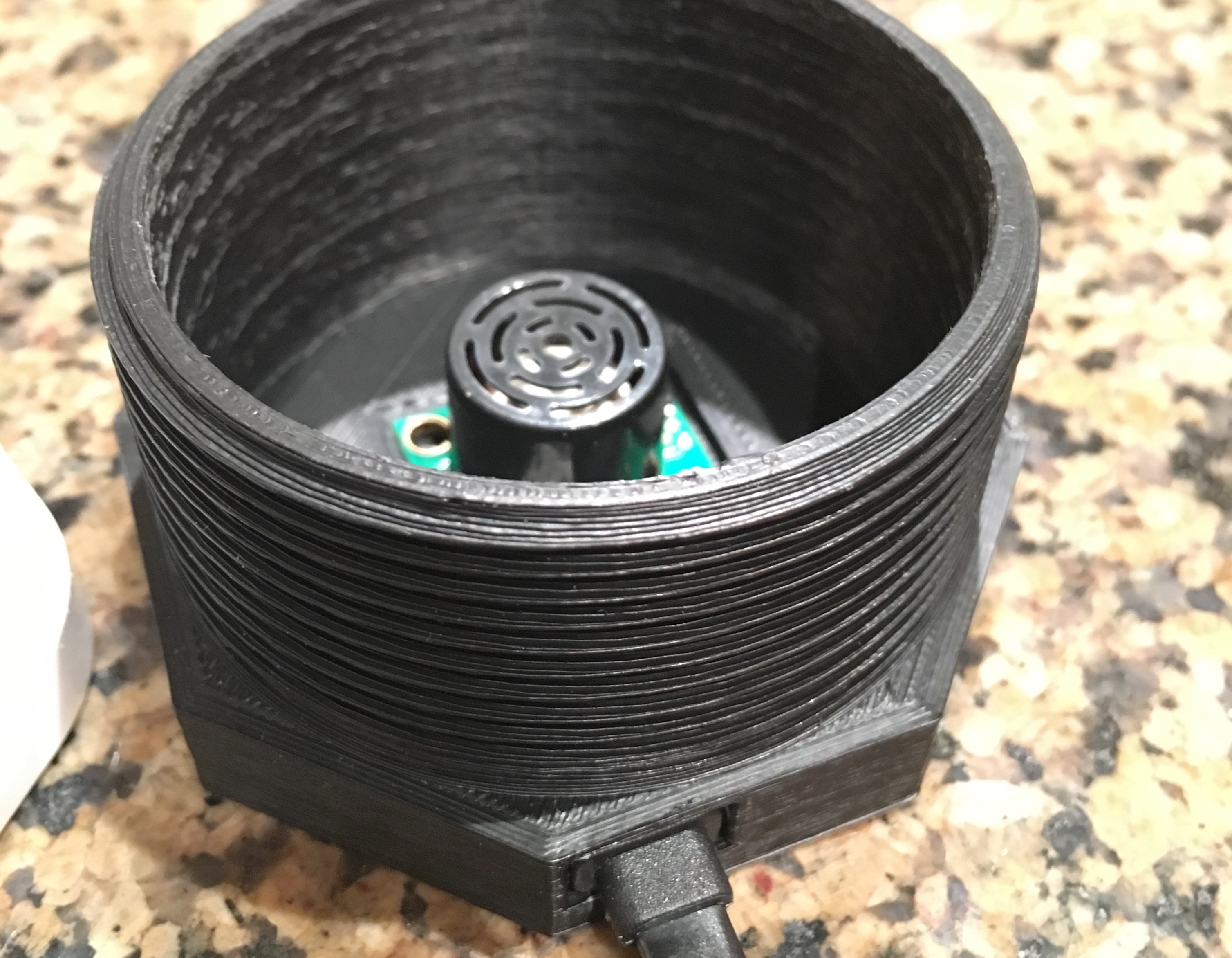 2" NPT cap for Maxbotix USB ultrasonic sensor (oil tank level readings)