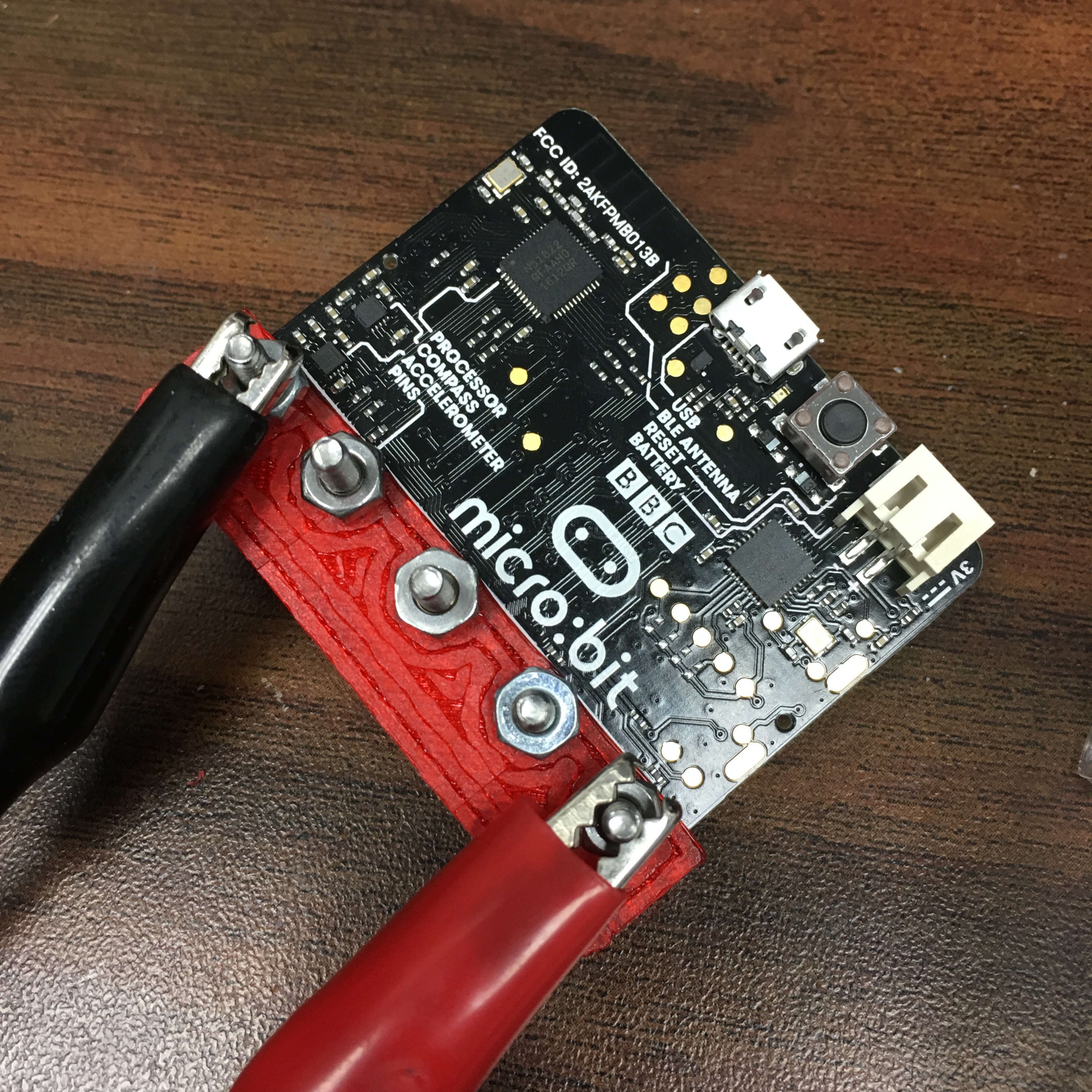 BBC microbit contact shield