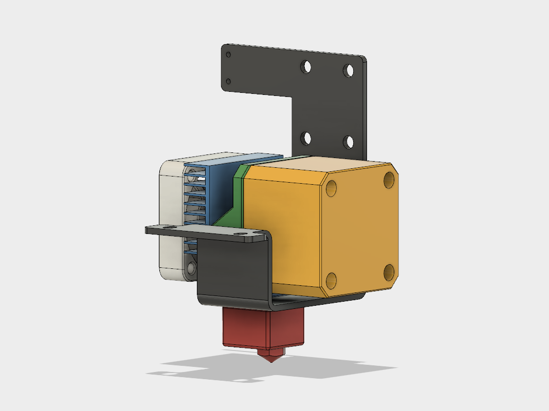 Wanhao i3 Plus extruder block designer's placeholder