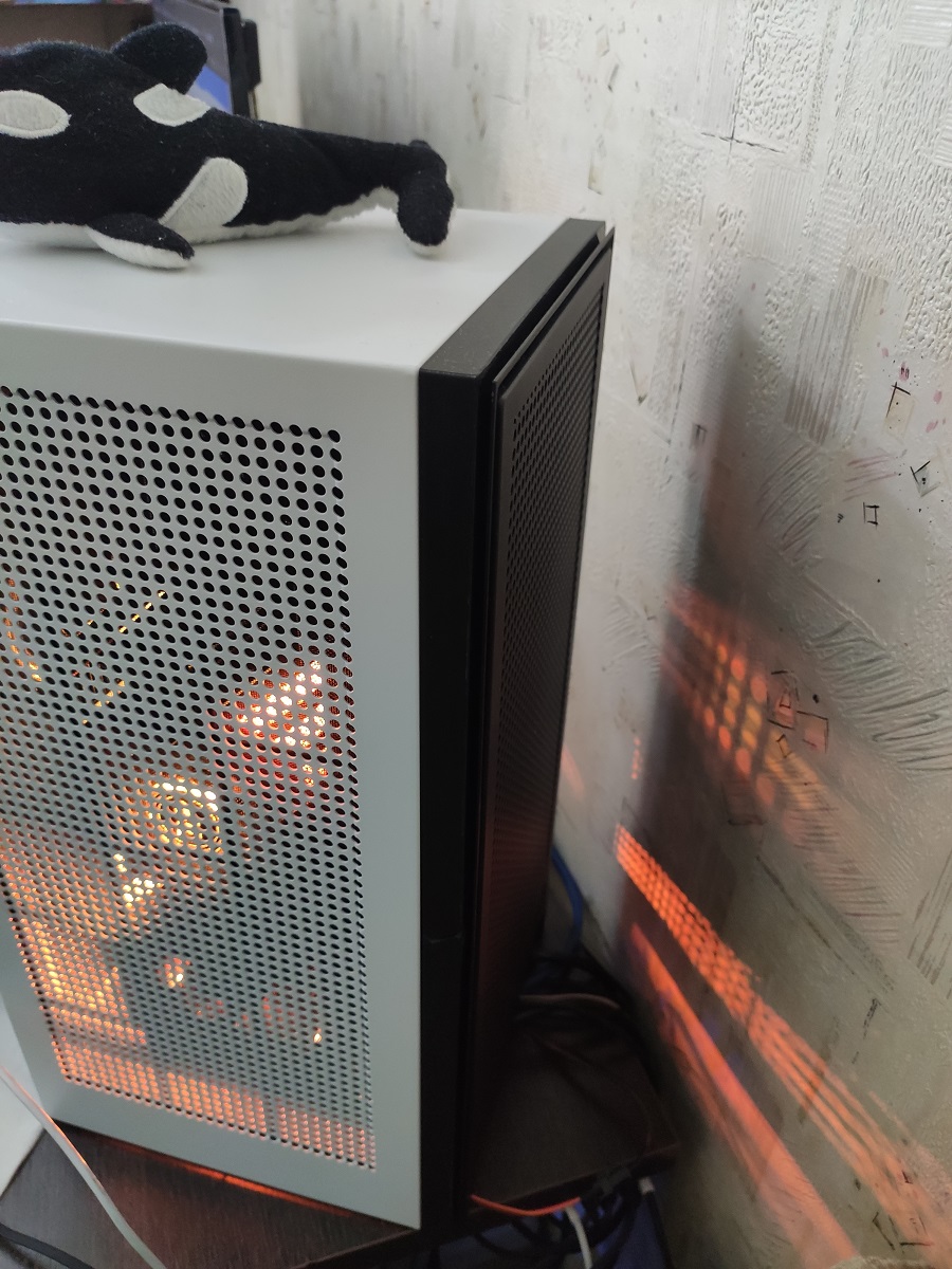 NZXT H1 rear panel for 15mm / 25mm fans