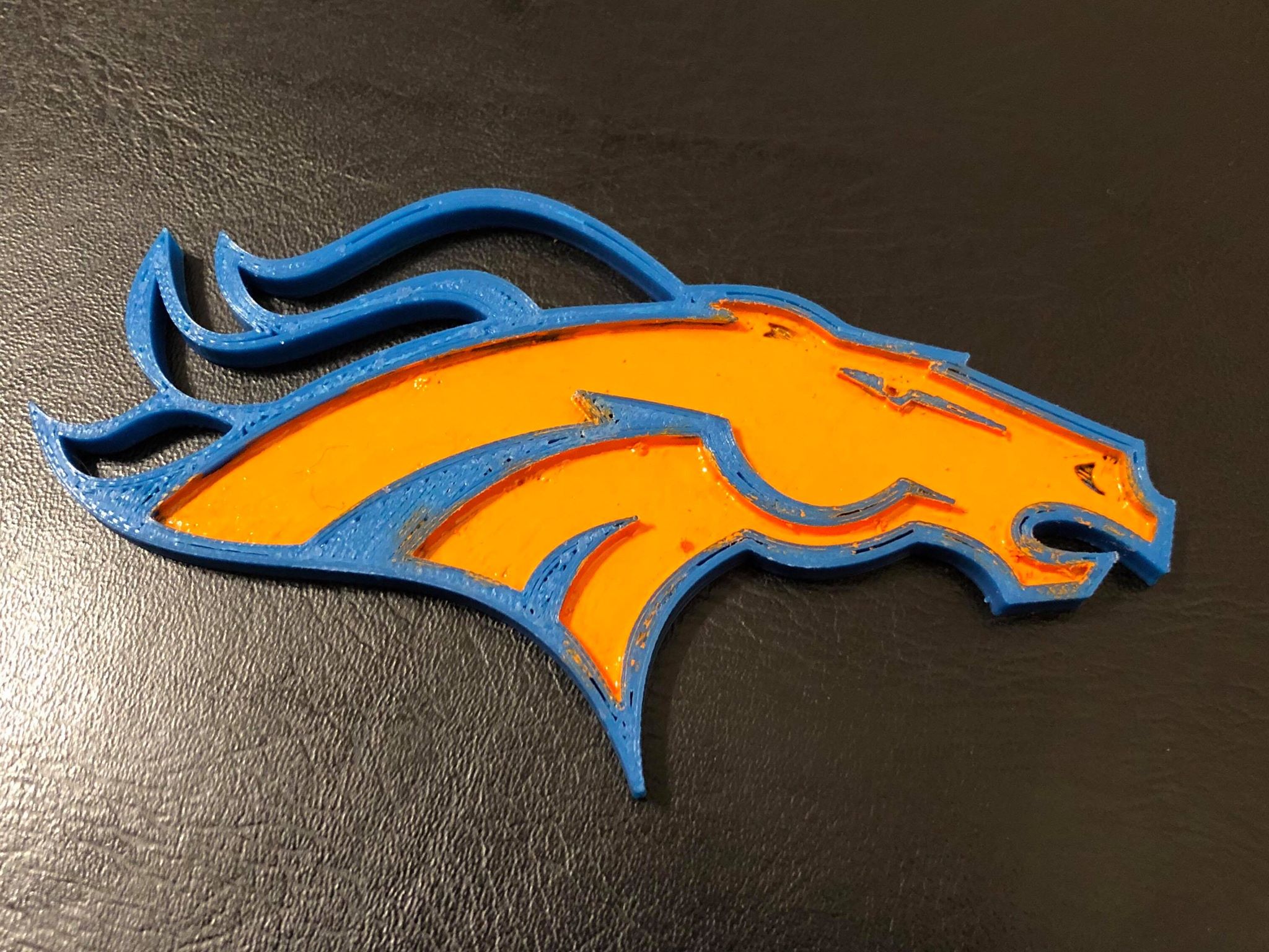 Broncos Relief Print