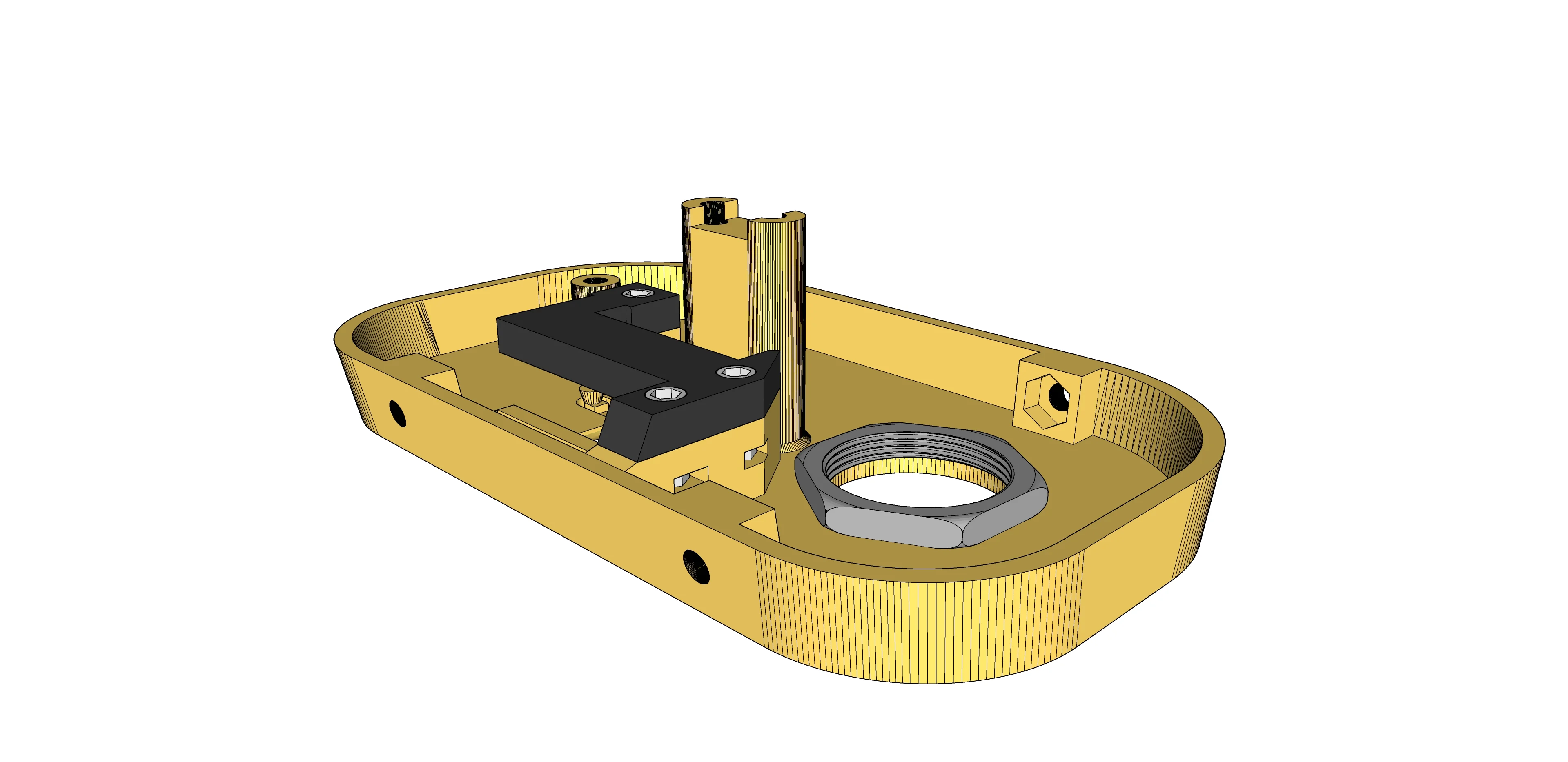 Spot Micro ESP32 Rear Cover Plate T-QT Pro Mod