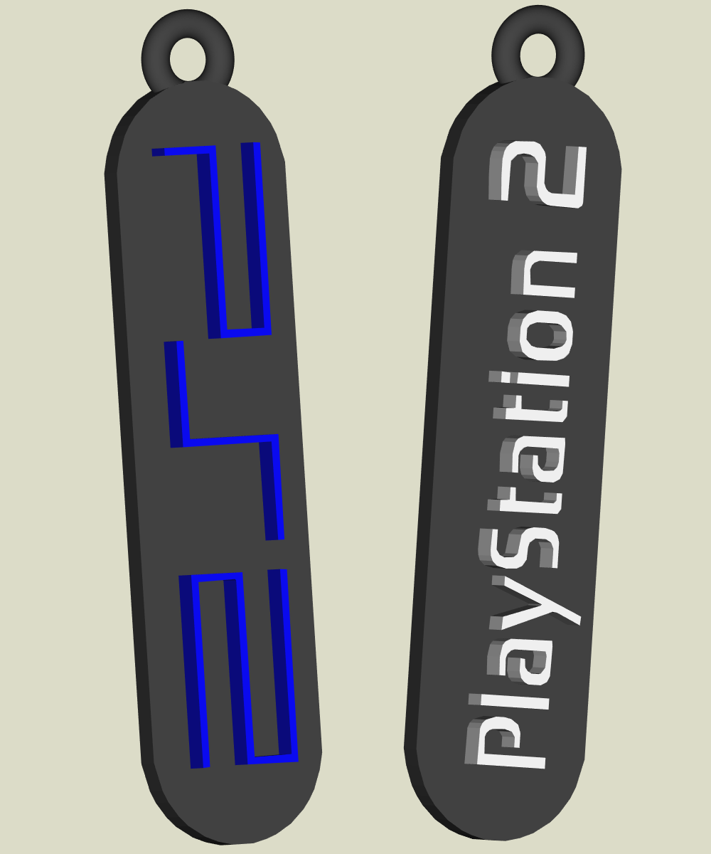 Sony Playstation 2 earring, key chain, dogtag, jewlery