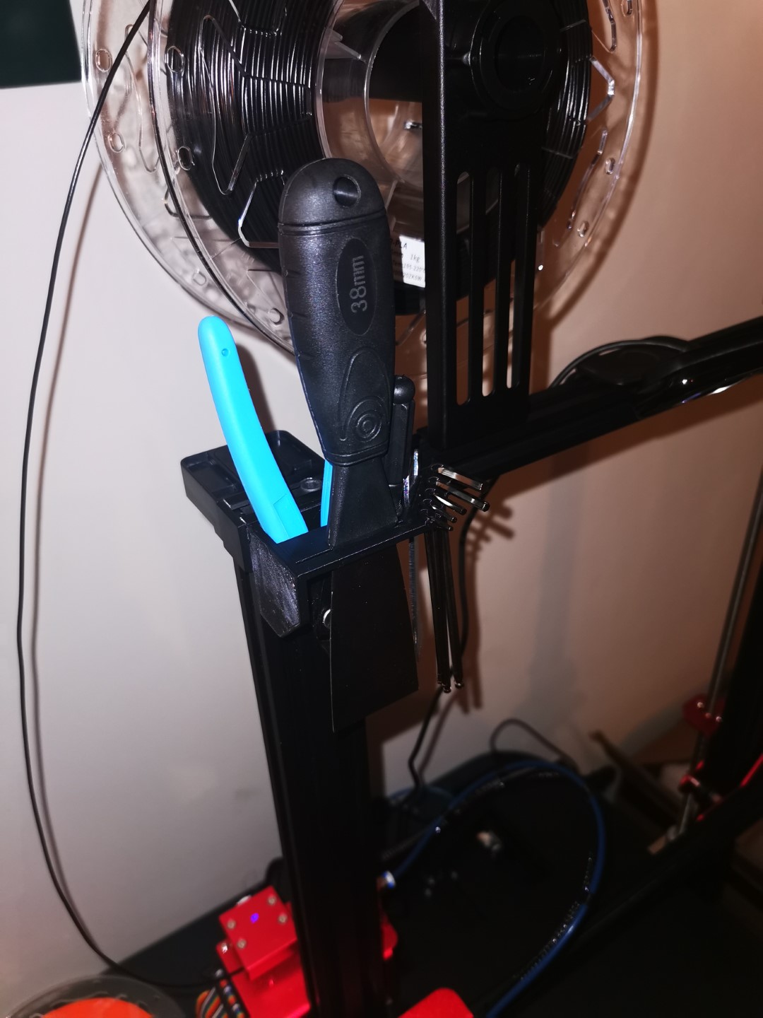 Ender 3 / CR 10 / CR 10S PRO / CR 10S PRO v2 - Tool Holder - 2020 Extrusion Mount - No Support Material - No Disassembly Required