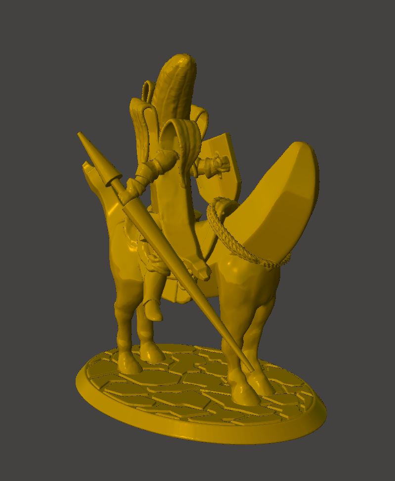 Banana Knight - Mounted Horse Bananas