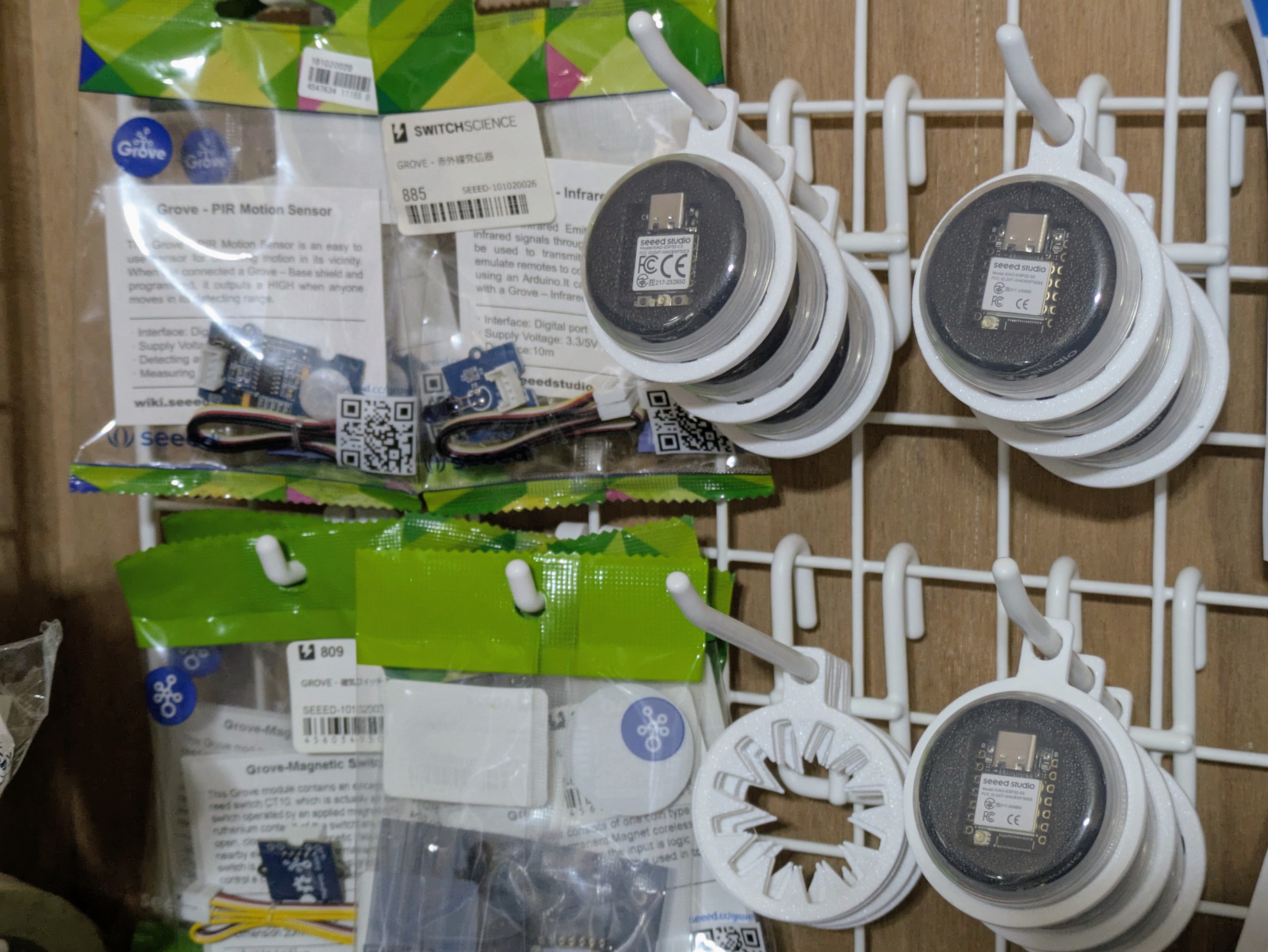Wall Mount Holder for Seeed Studio XIAO Round Cases