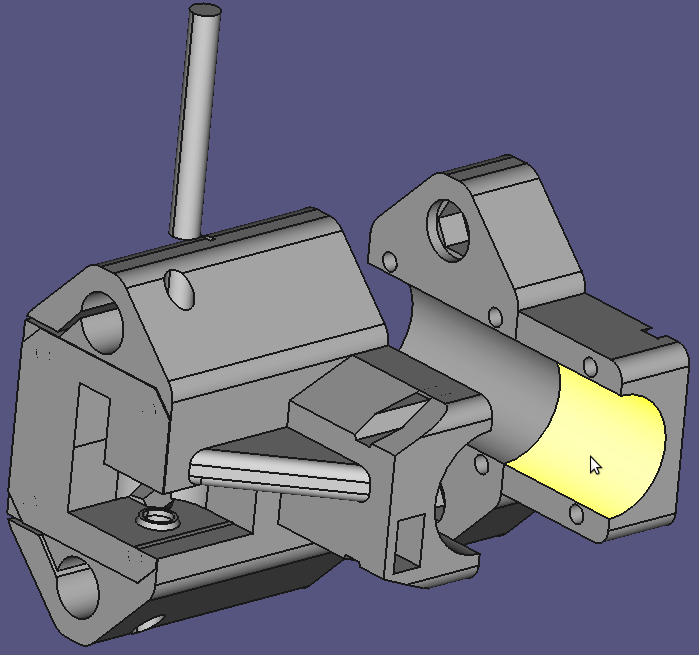 Hypercube Evolution X and Y carriages (x - 10mm and y - 12mm)