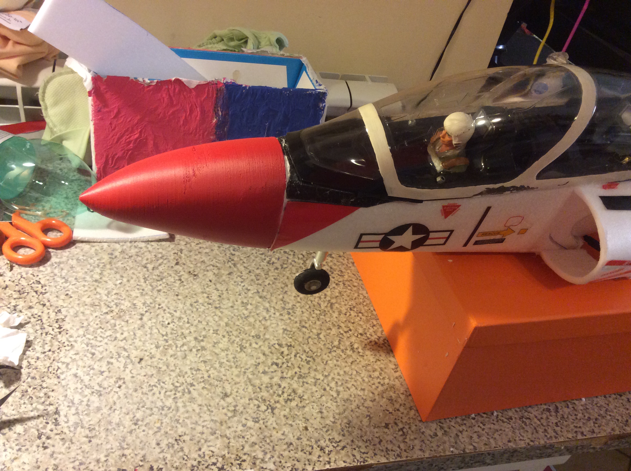 T45 Hobbyking 64 mm nose cone model for 3d printing