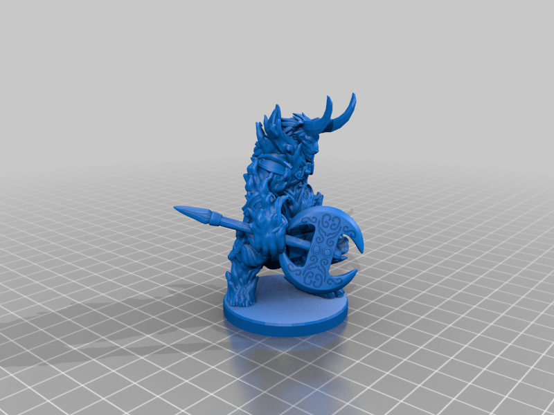 Horned Fire Leonin