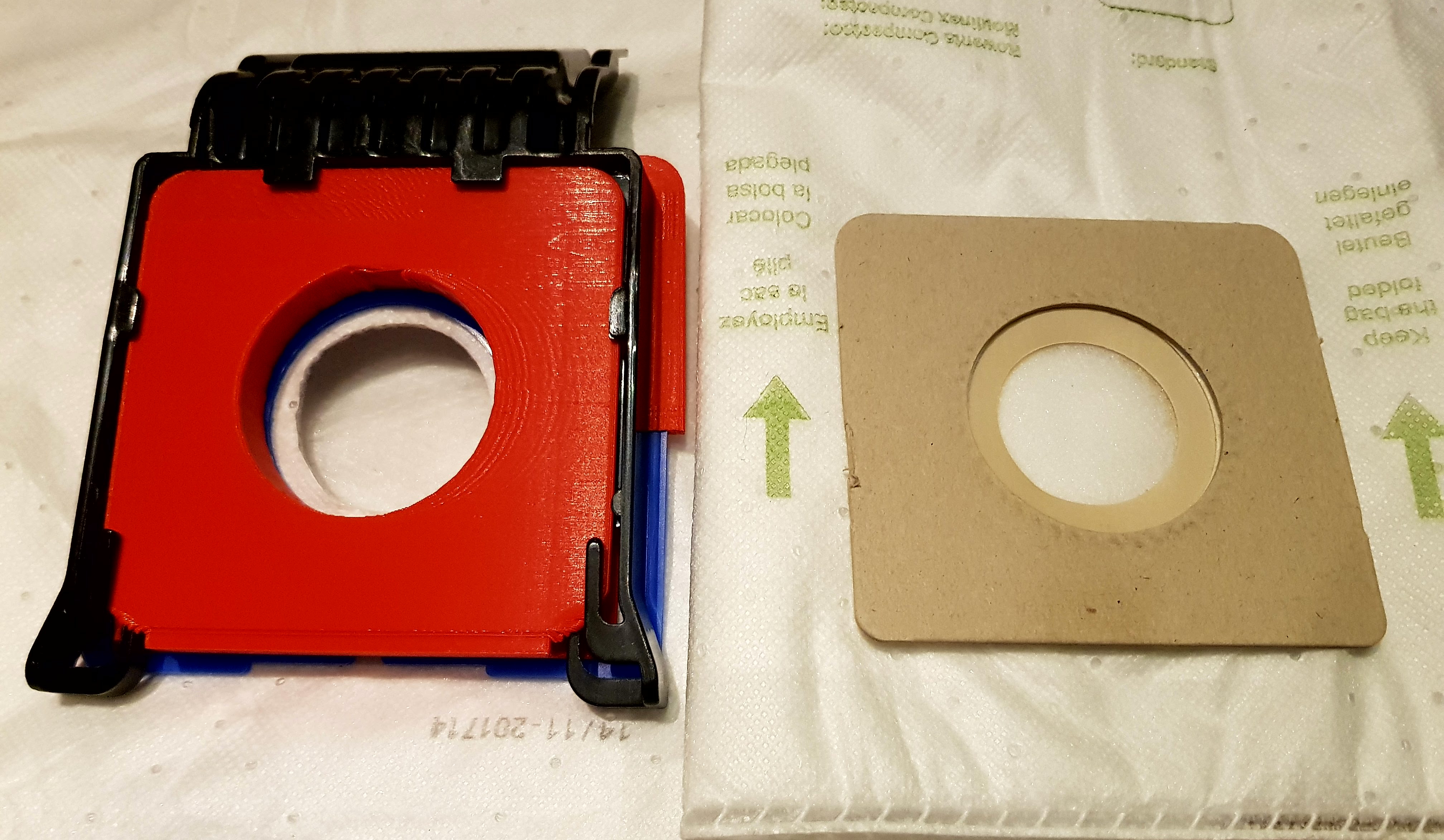 Moulinex vacuum cleaner bag adapter