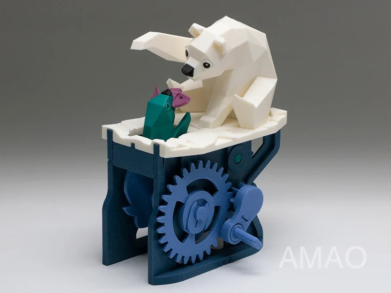 Polar Bear with Seal (automata)