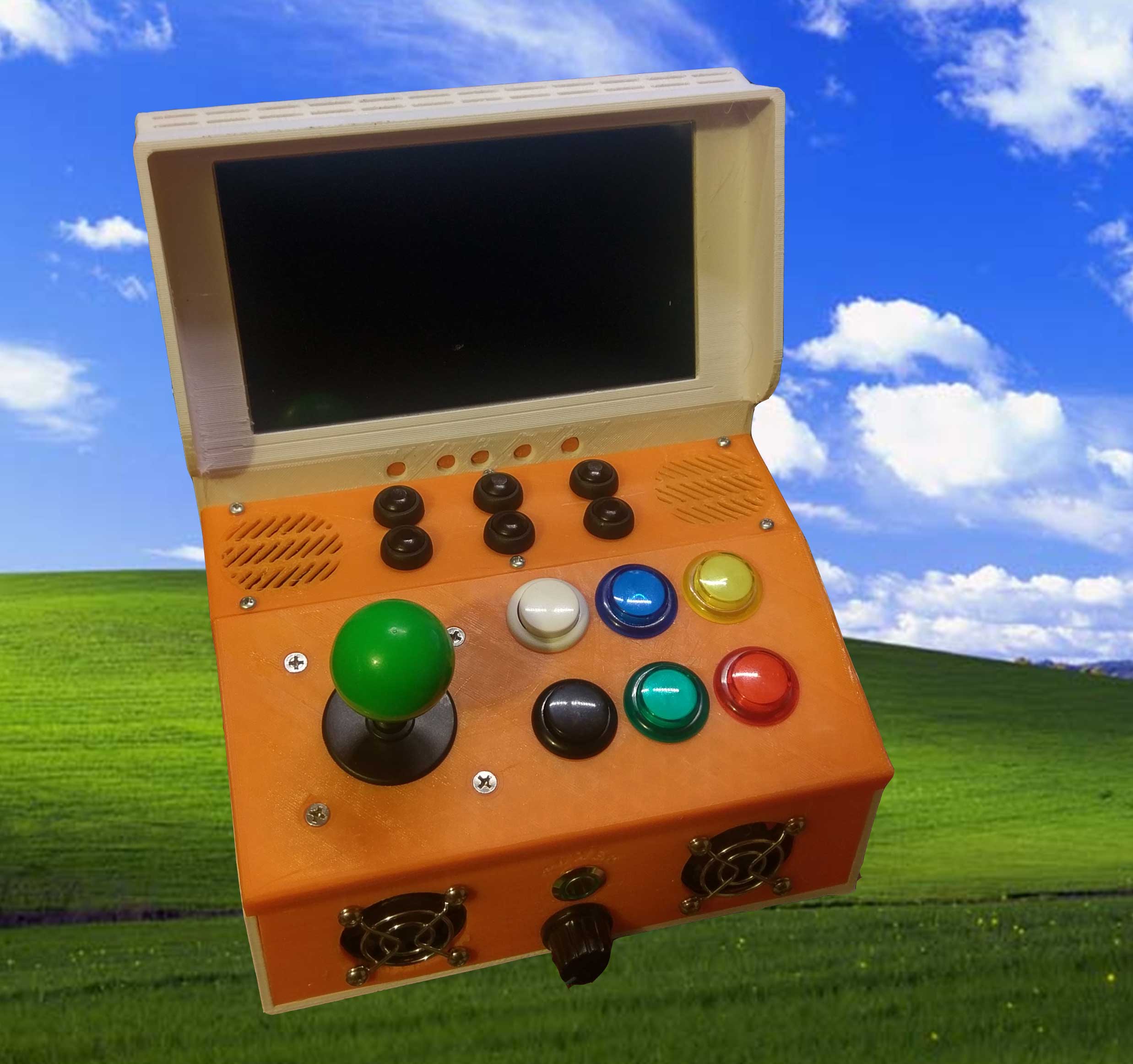 Raspberry Pi Desktop Retropie Arcade & 7" Screen