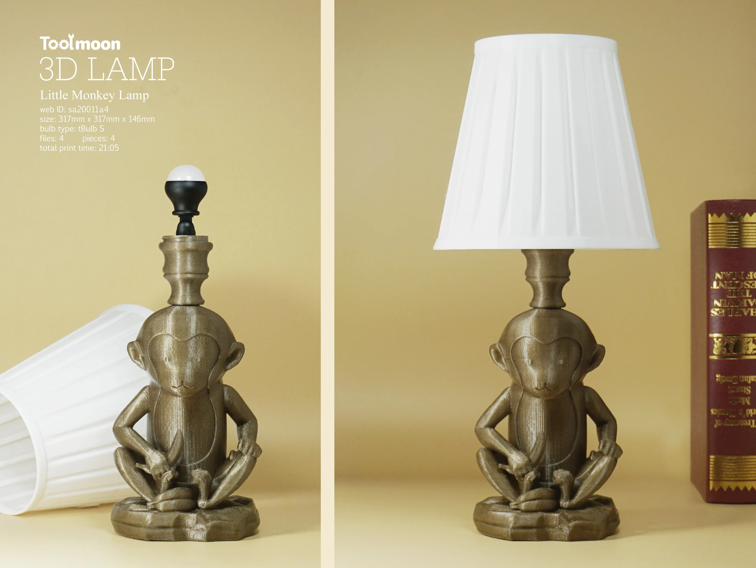 Little monkey lamp