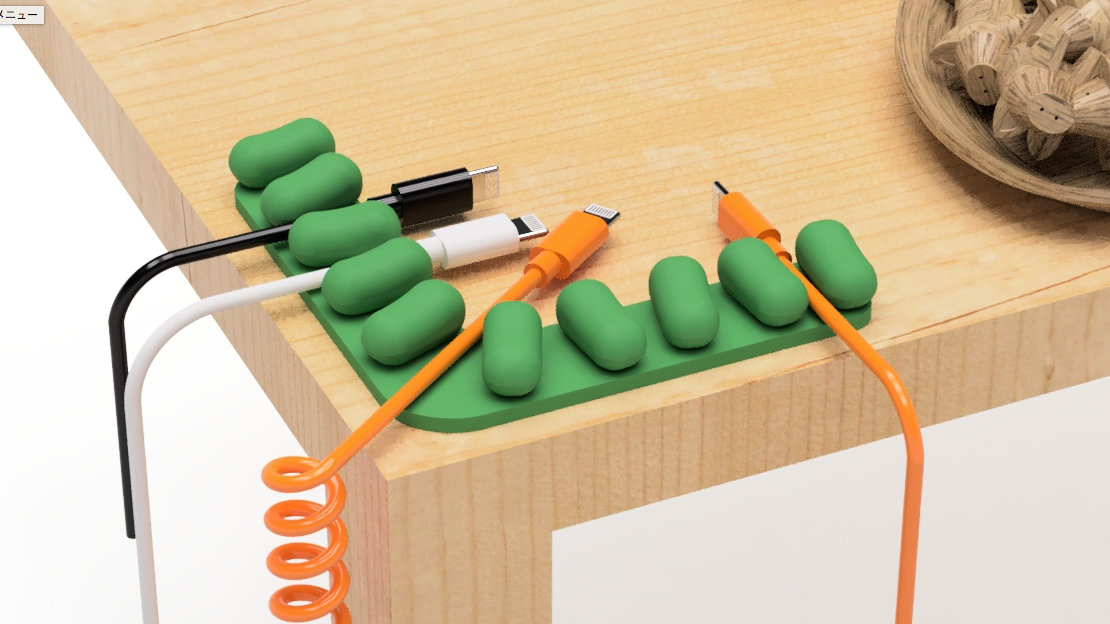 USB cable holder of mame-2