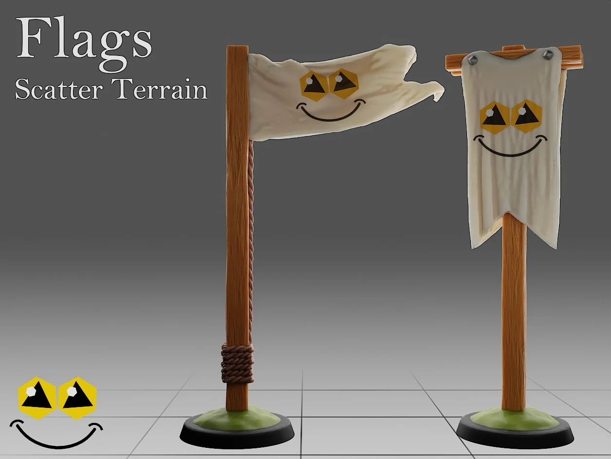 Flags - Tabletop Terrain