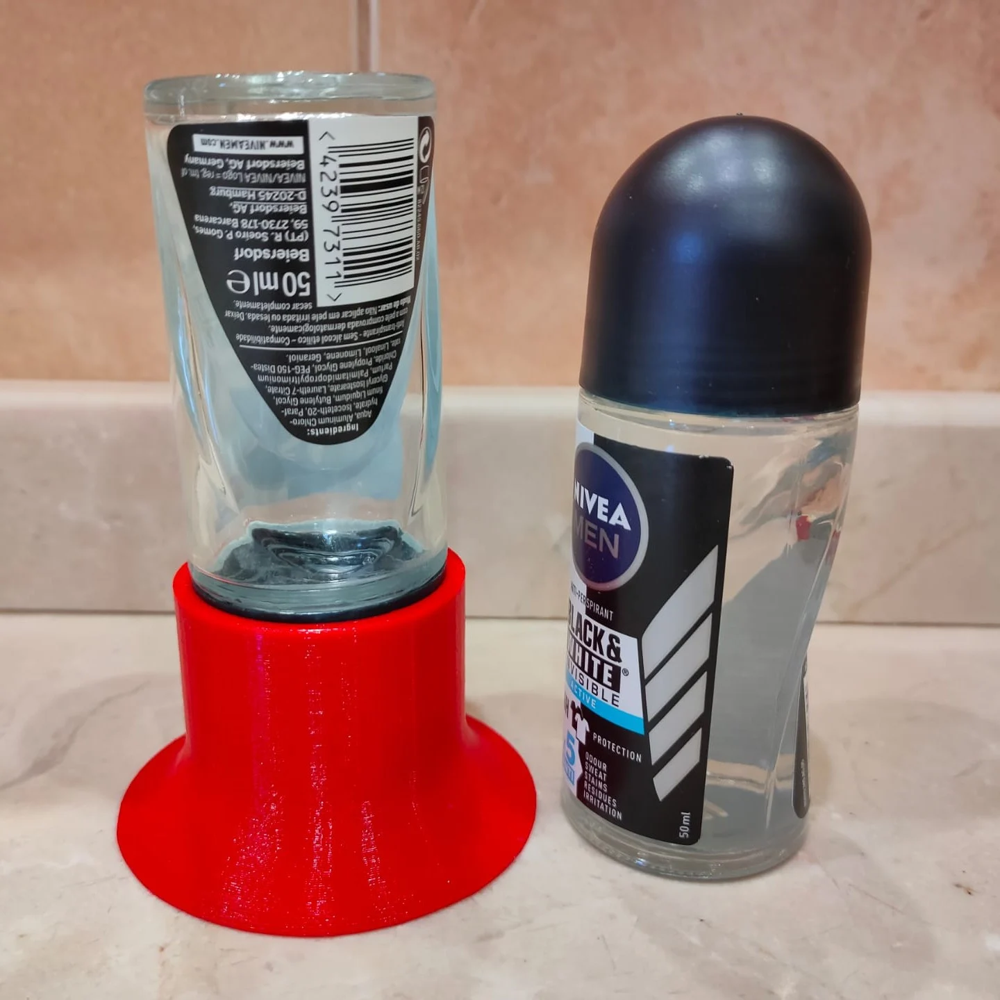 Stand for roll-on deodorant
