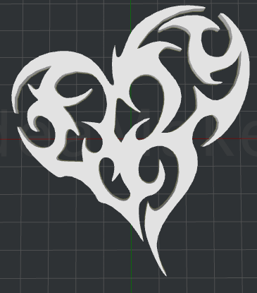 Heart 2D Wall Art