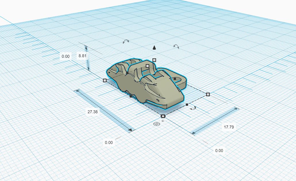 Brake caliper for YD2 (longer mounting holes)