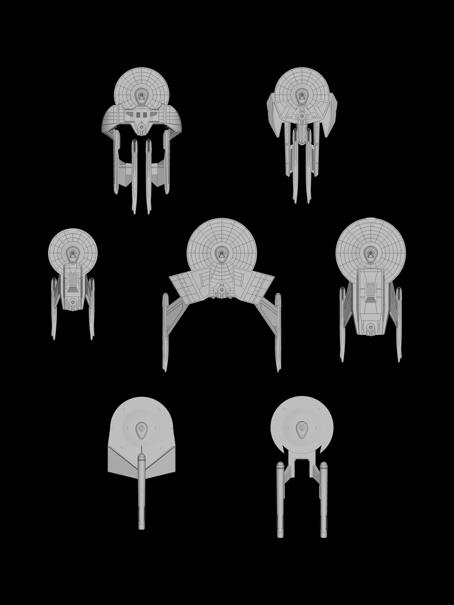 FASA Federation Ships: Star Trek starship parts kit expansion #2