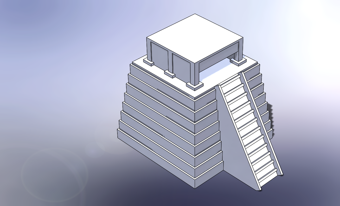 Mayan Pyramid Critter Hut