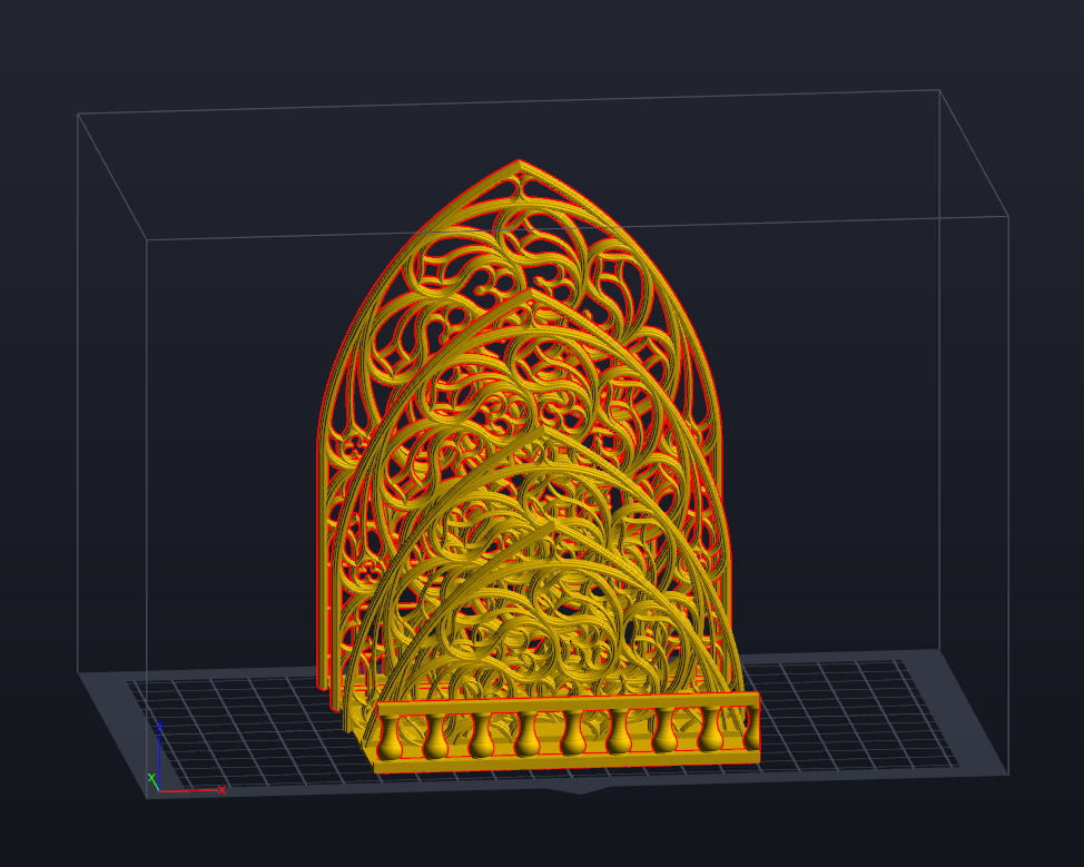 Milano cathedral rose pallete holder