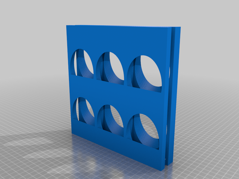 Gewürzregal 3x2 für 60mm Gewürzbehälter