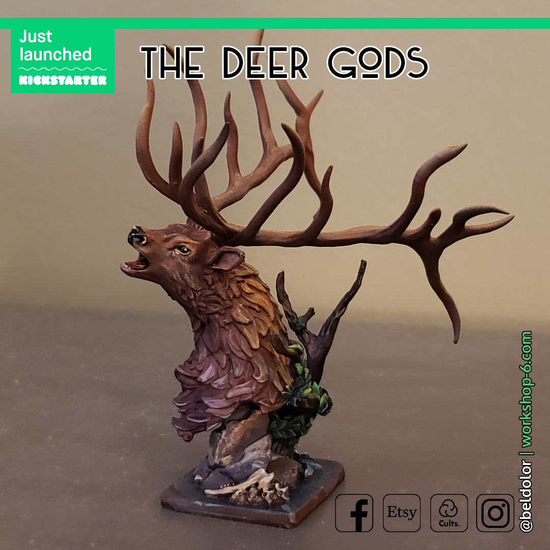 The Deer Gods - Trophy Mount