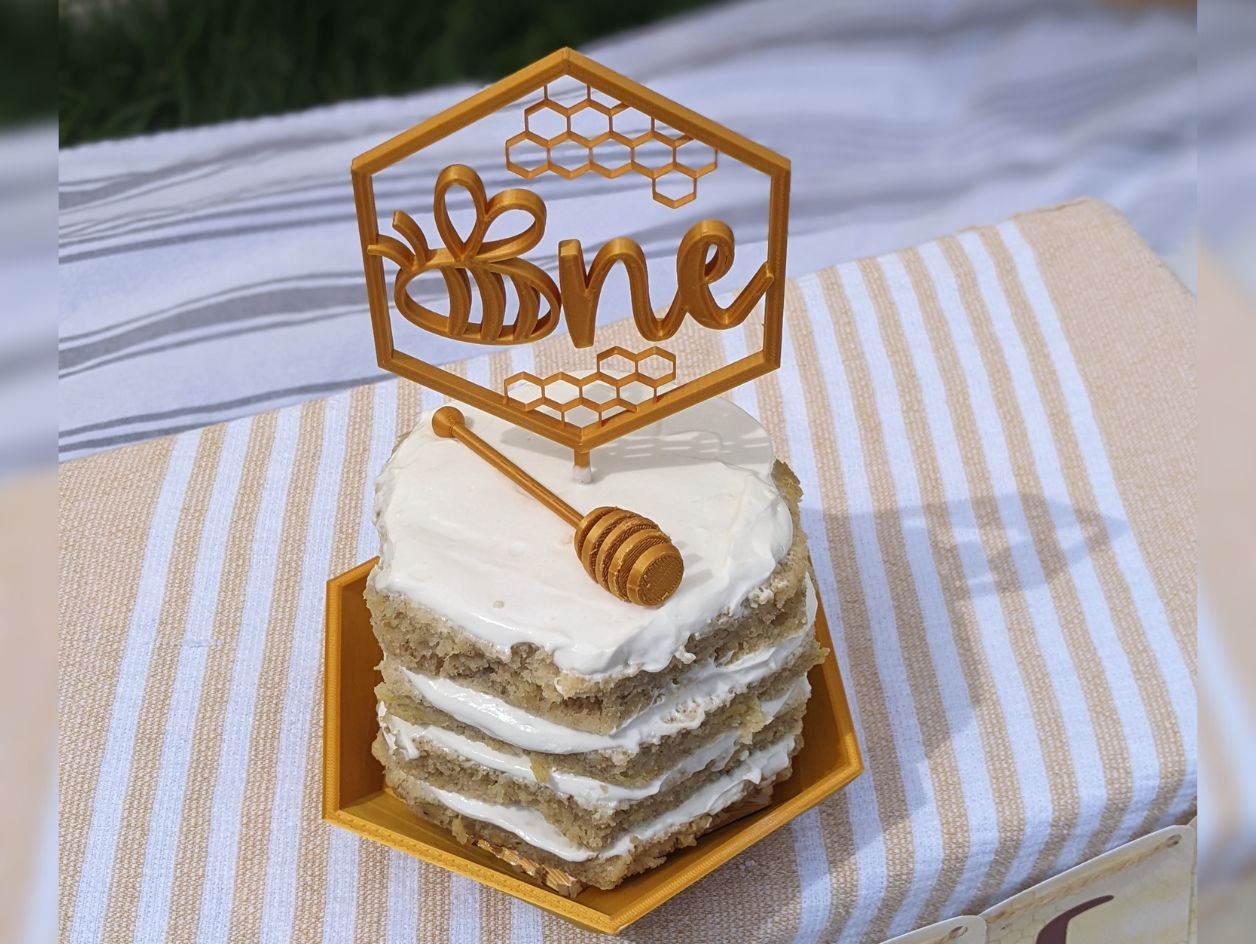 Smash Cake Topper - 1st Bee Day