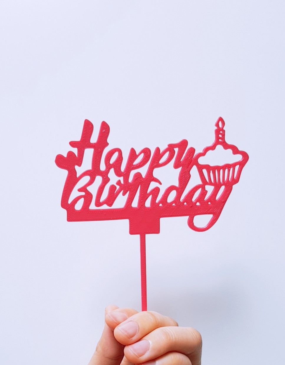 happy birthday topper photo item