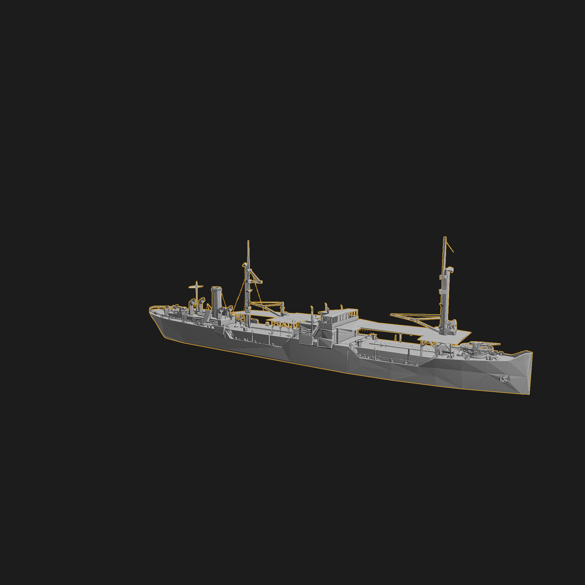 Early Japanese Seaplane Carrier - 1/1250 scale