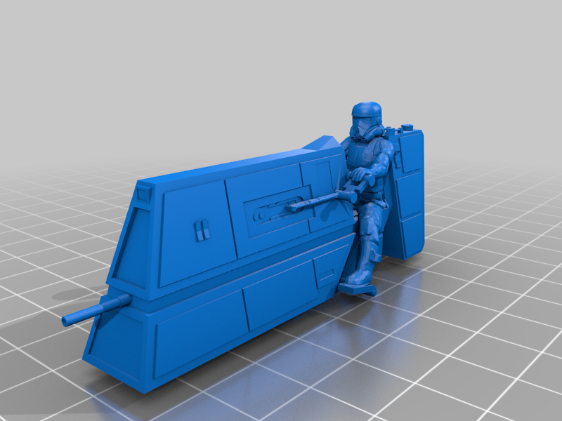 Patrol Speeder Bike (star wars legion scale)