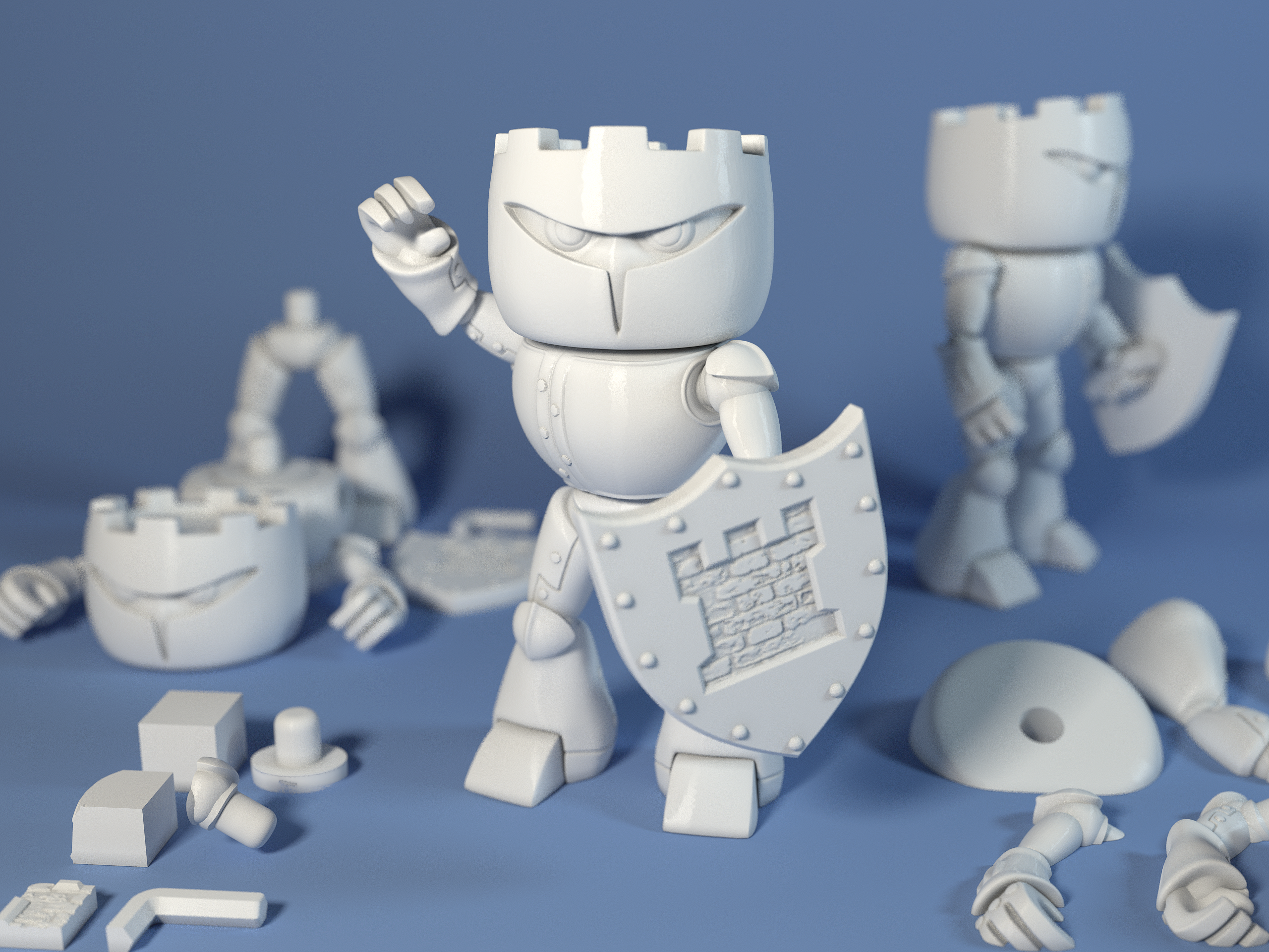 Castleman Warrior, a mascot