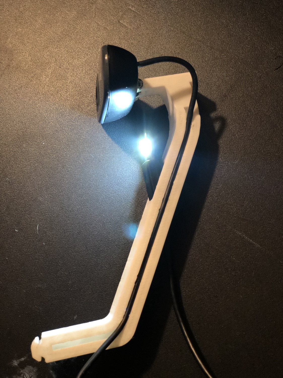 CR10 Camera Mount with USB LED (Center Brace Mount)