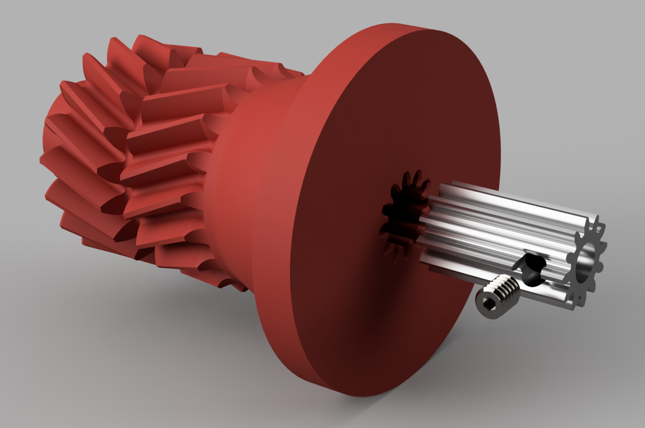 Spur Gear Motor Input