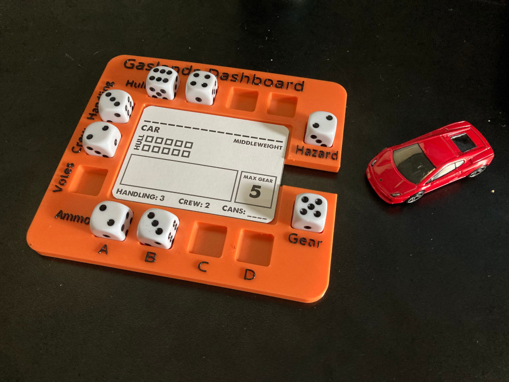 Gaslands Refueled Dashboard
