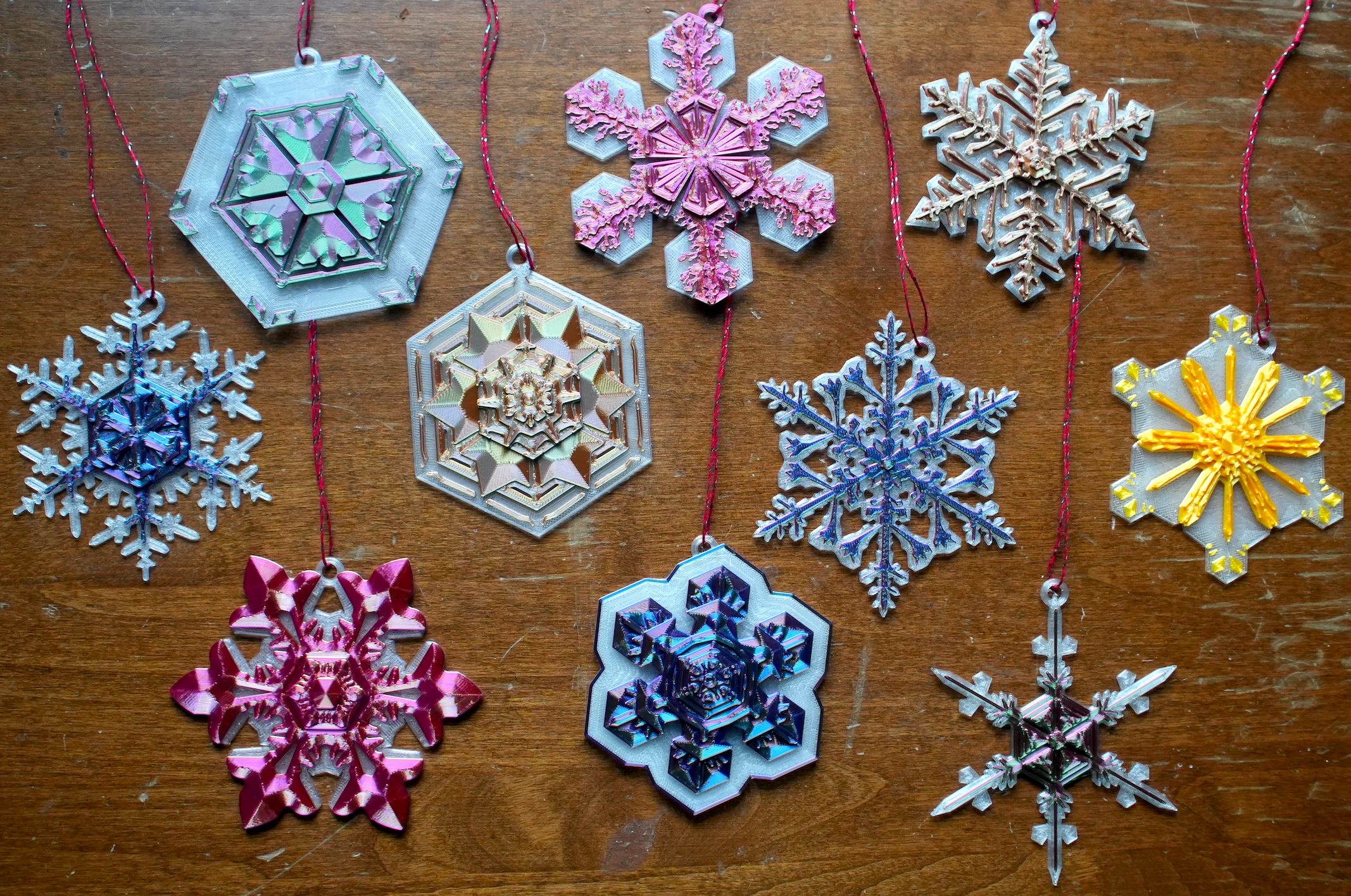Bentley's Snowflake Ornaments