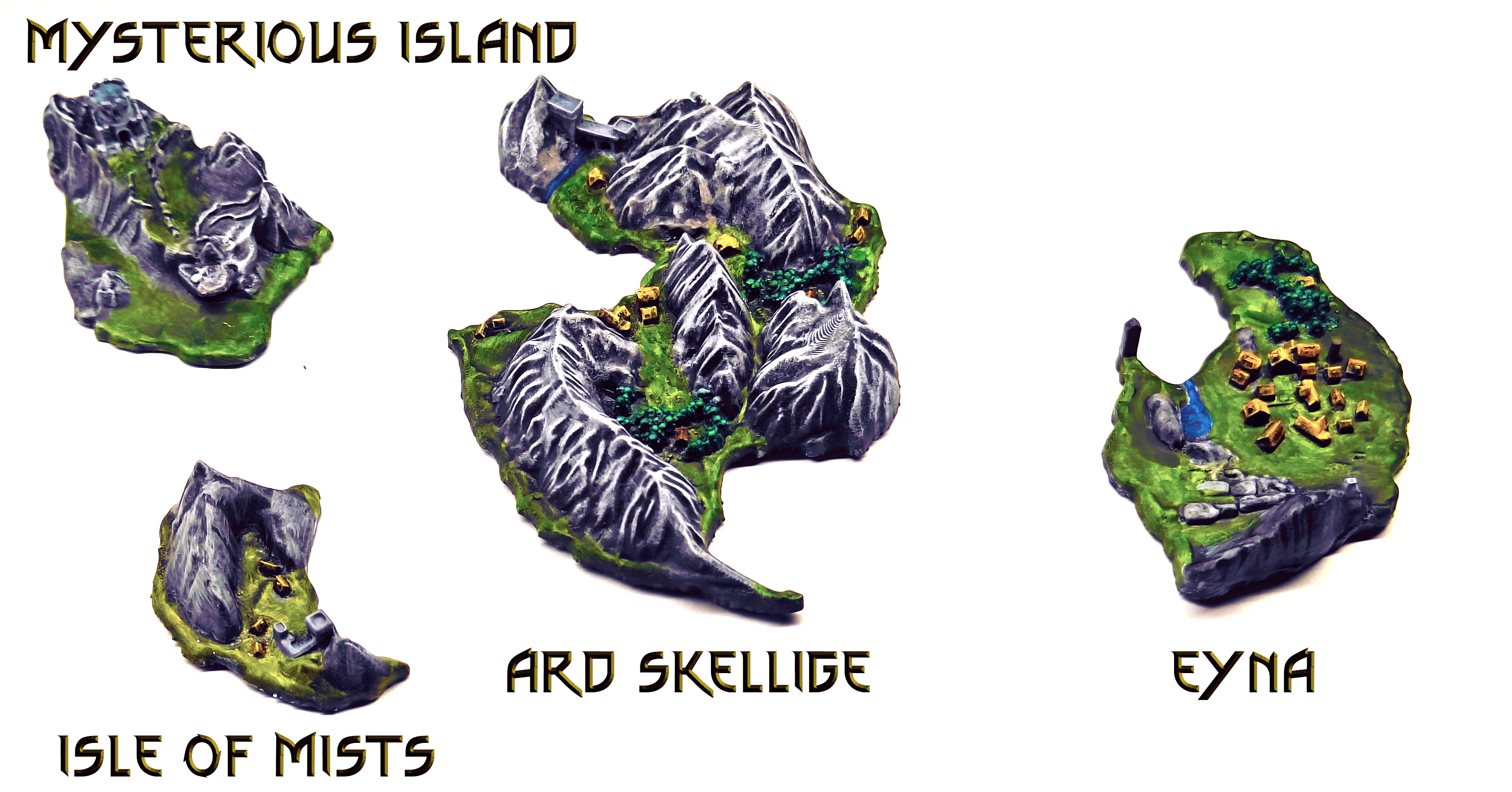 Witcher Old World - Skellige Expansion - 3D Island Miniatures