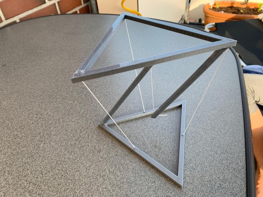 Schwebendes Dreieck  - Levitating triangle