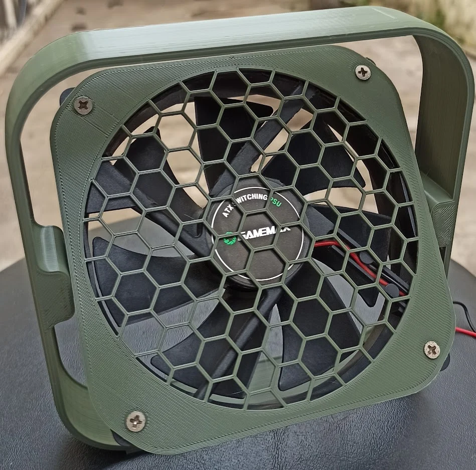 Fan Stand / Holder / Desktopfan / 120mm Fan W/ Grill