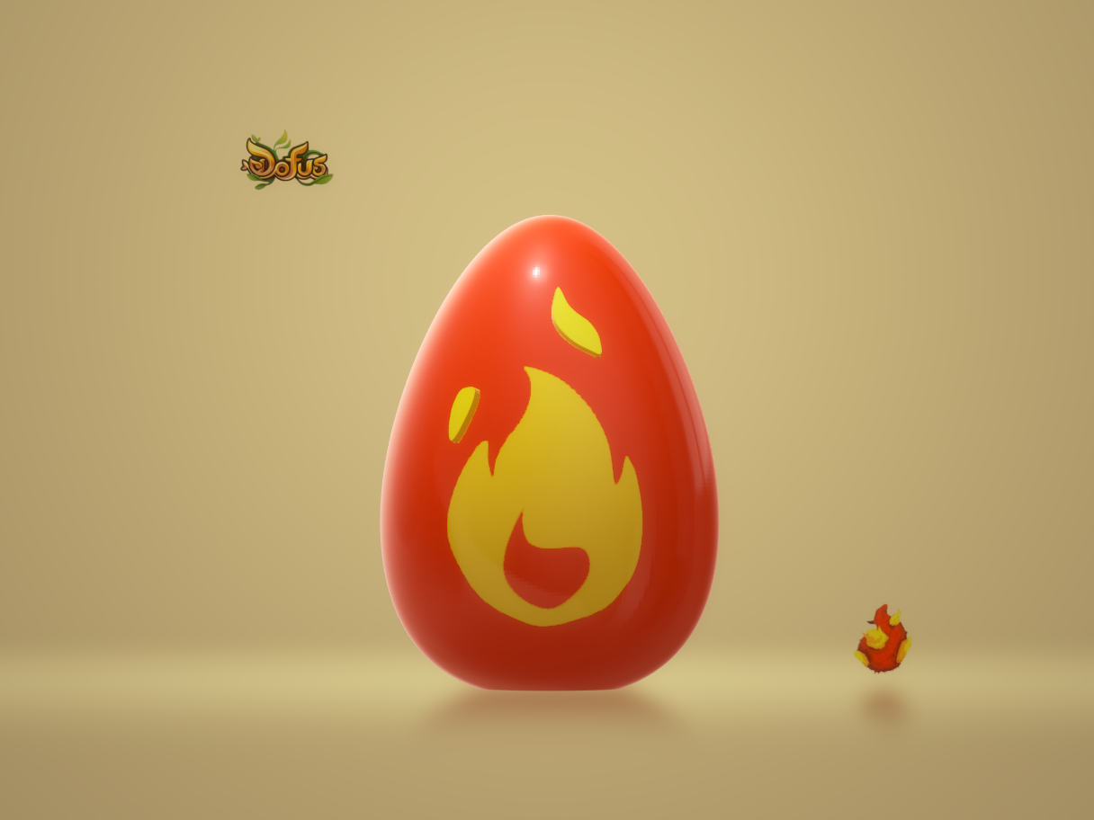 Egg Dofus Crimson / Oeuf Dofus Pourpre